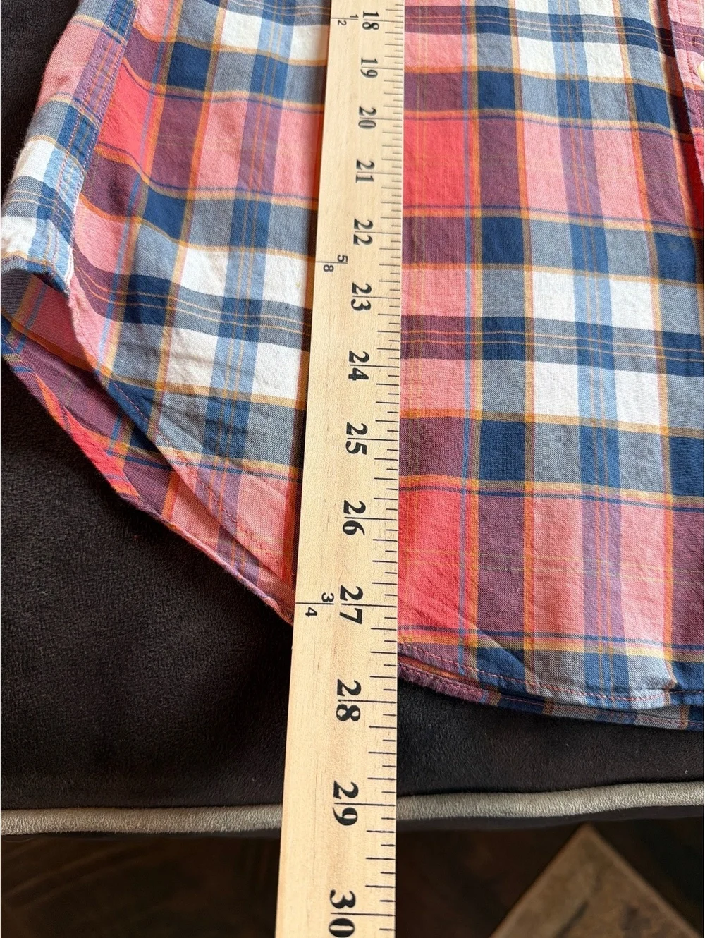 J.Crew Madras Plaid Button-Up Shirt Size Small